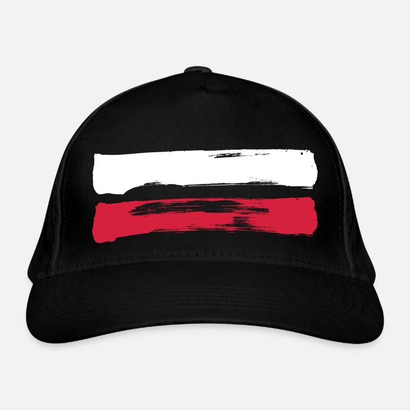 Poland Stripes - Polish Flag Organic Baseball Cap