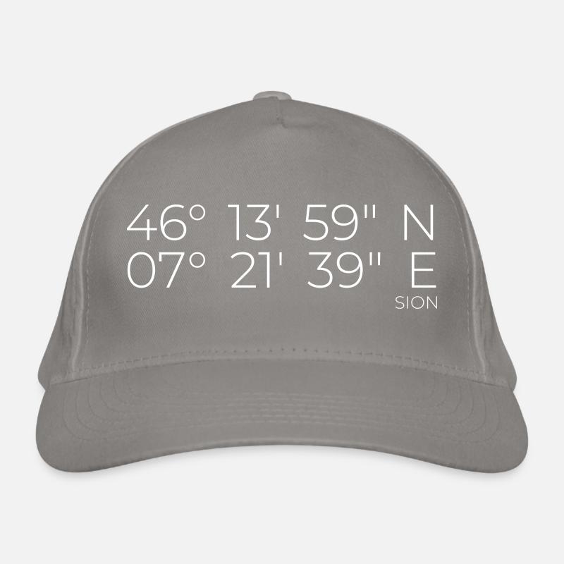 coordonnées Sion, Suisse Casquette classique bio