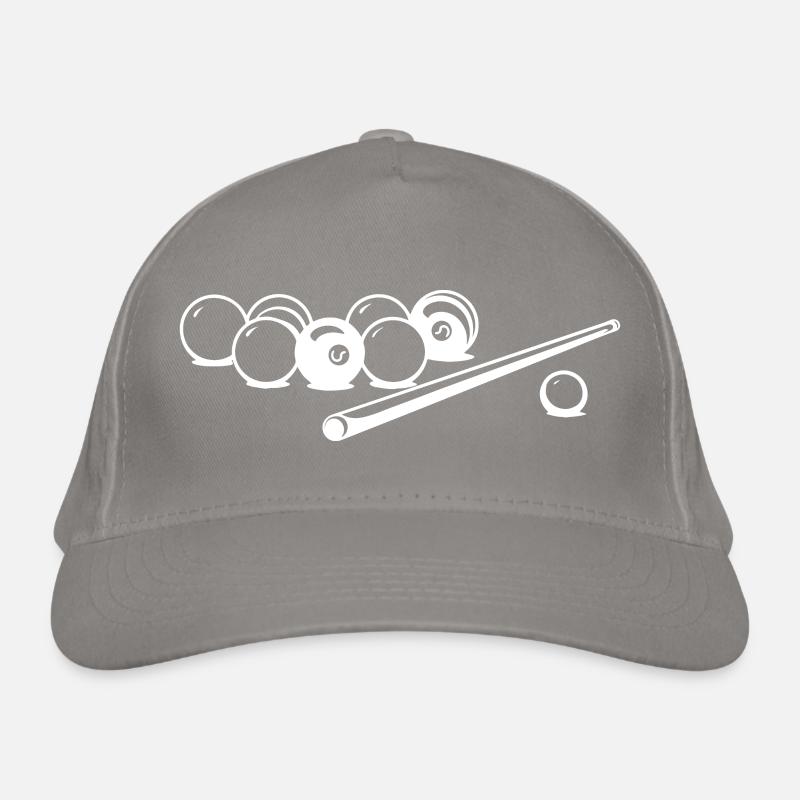 Dessin de boules de billard Casquette classique bio