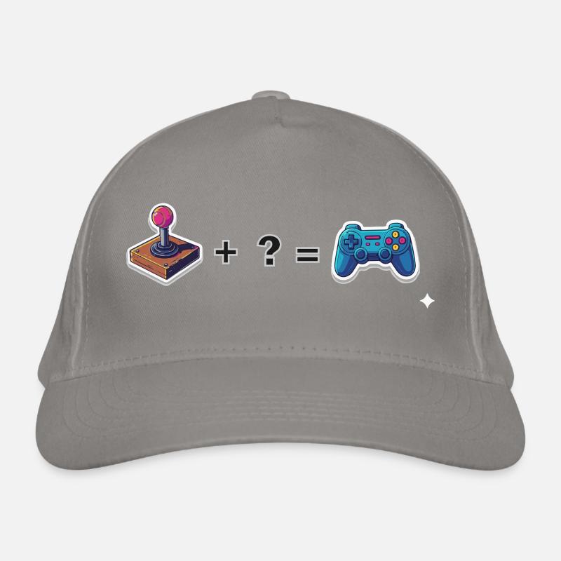 Retro joystick meets gamepad Organic Baseball Cap