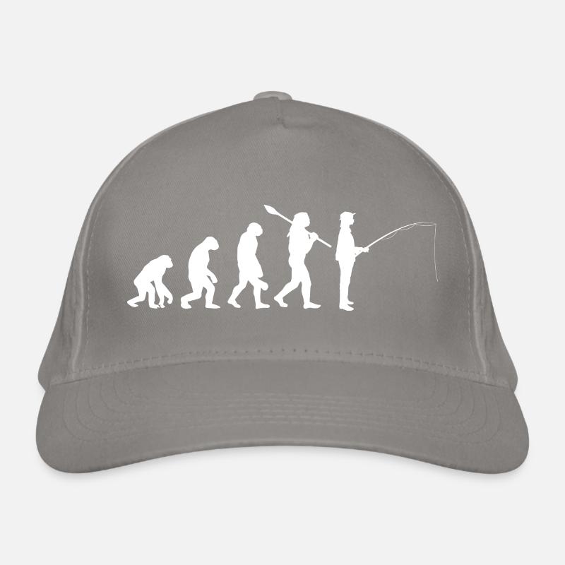 Entwicklung der Silhouette des Menschenfischens Bio-Baseballkappe