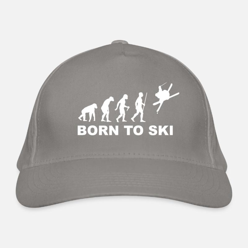 Ski_wit Bio-Baseballkappe