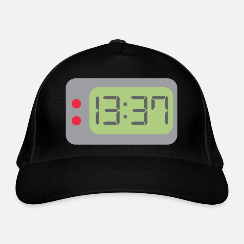 Uhr 1337 Bio-Baseballkappe