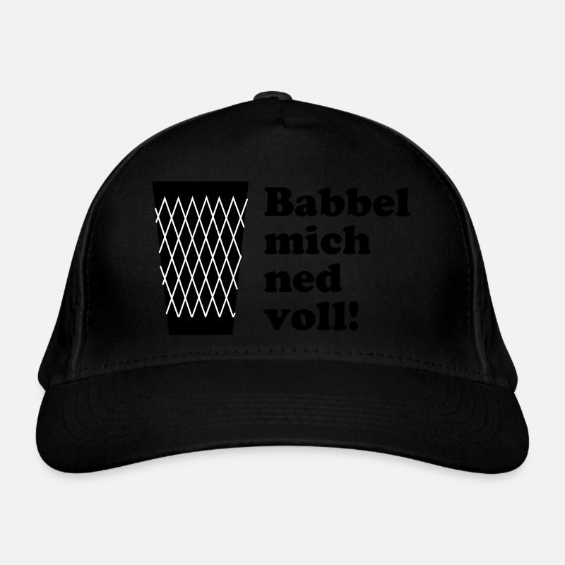 Geripptes Babbel mich ned voll! #FrankfurtShirts Bio-Baseballkappe