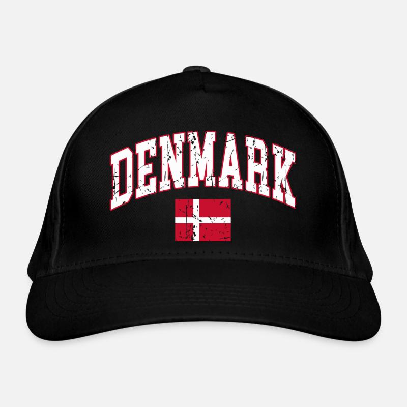Danemark drapeau Danemark Casquette classique bio