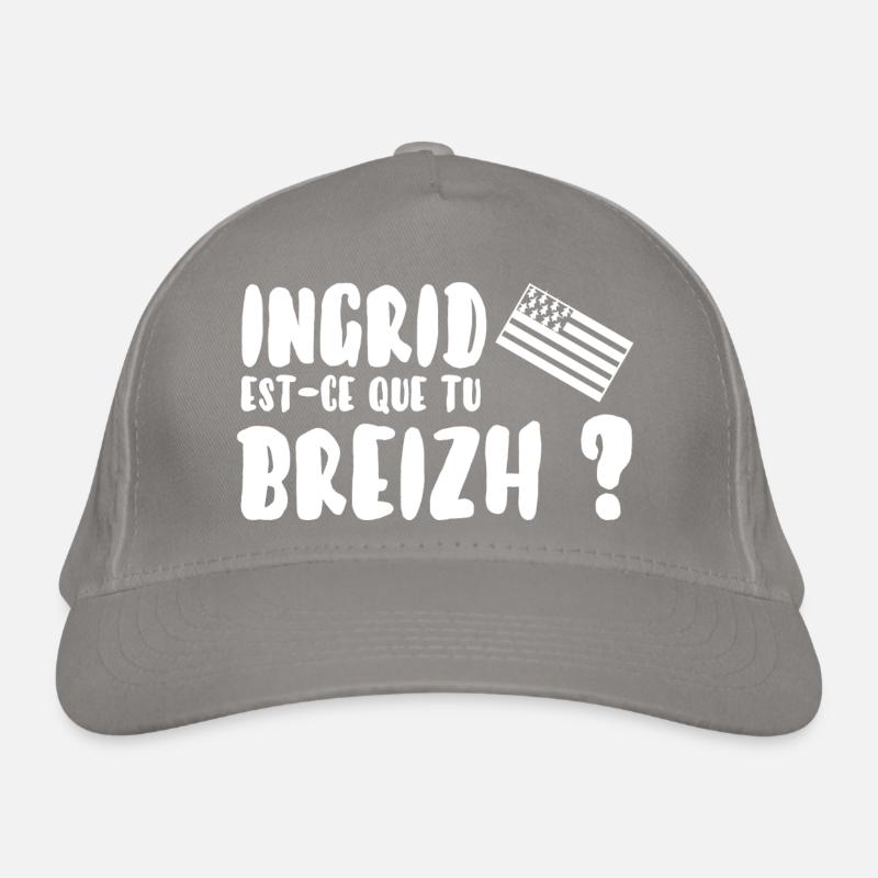 Ingrid est-ce que tu breizh? Casquette classique bio