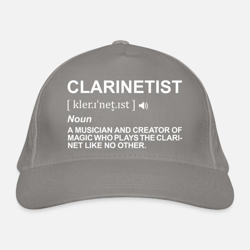 Clarinet player definition Organic Baseball Cap