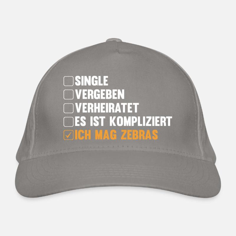 Zebra Bio-Baseballkappe