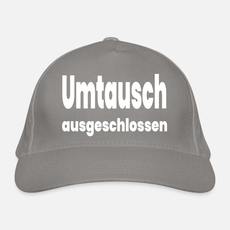 Umtausch Bio-Baseballkappe