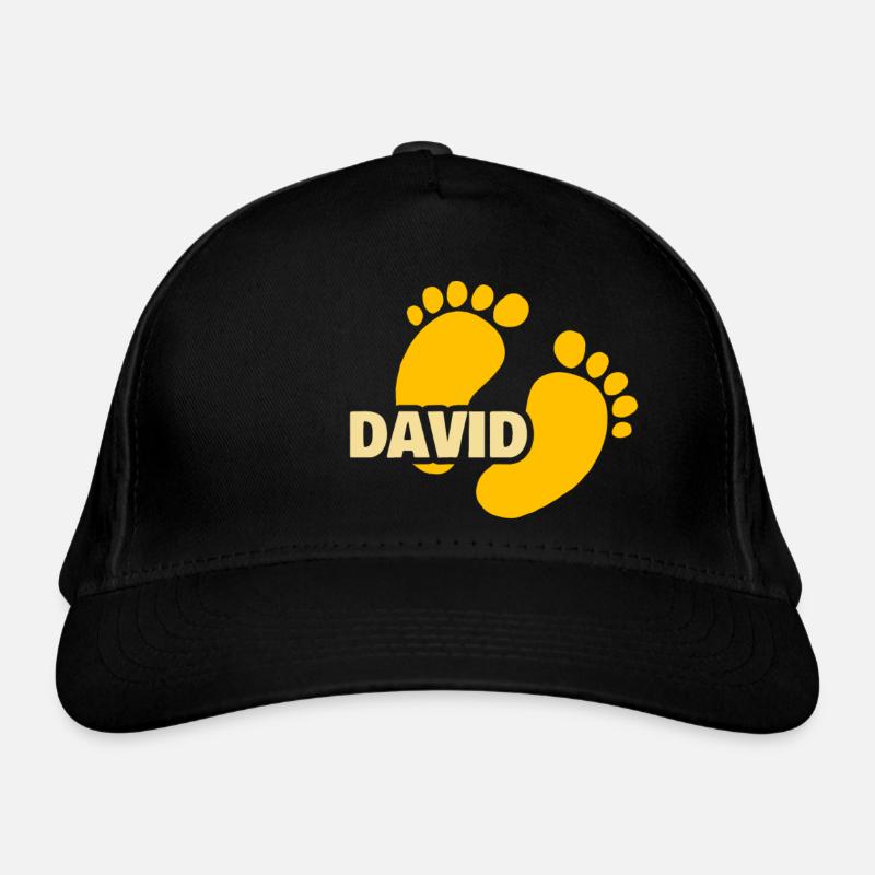 David comme naissance Casquette classique bio