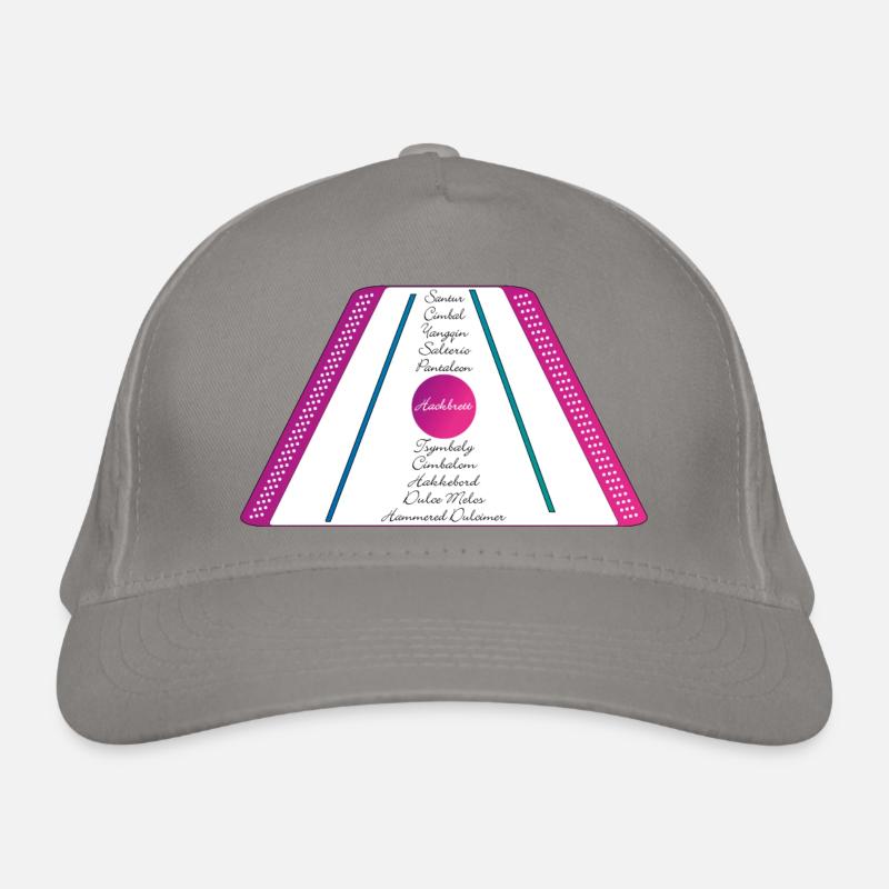 dulcimer violet rose vert pétrole2 Casquette classique bio