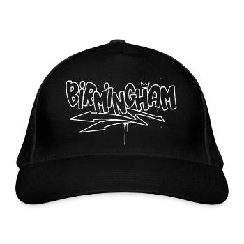 Birmingham Graffiti - Organic Baseball Cap - black - Front