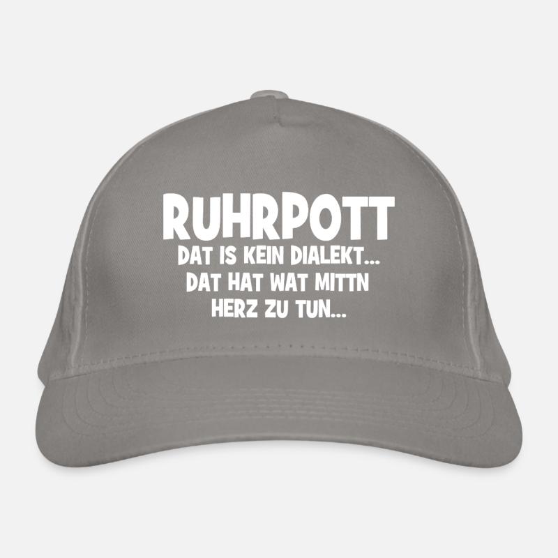 Ruhrpott - Dat hat wat mittn Herz zu tun Bio-Baseballkappe