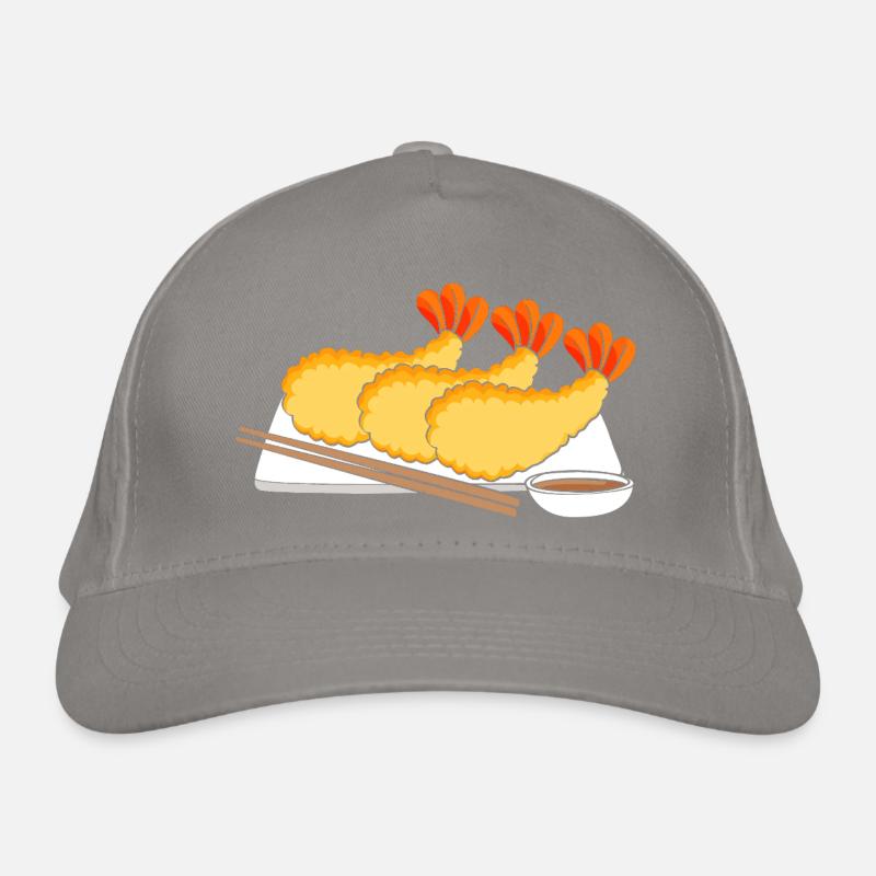Krabbe Languste Meeresfrüchte Shrimp Bio-Baseballkappe