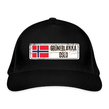 Grunerlokka Oslo - Casquette classique bio - noir - Devant