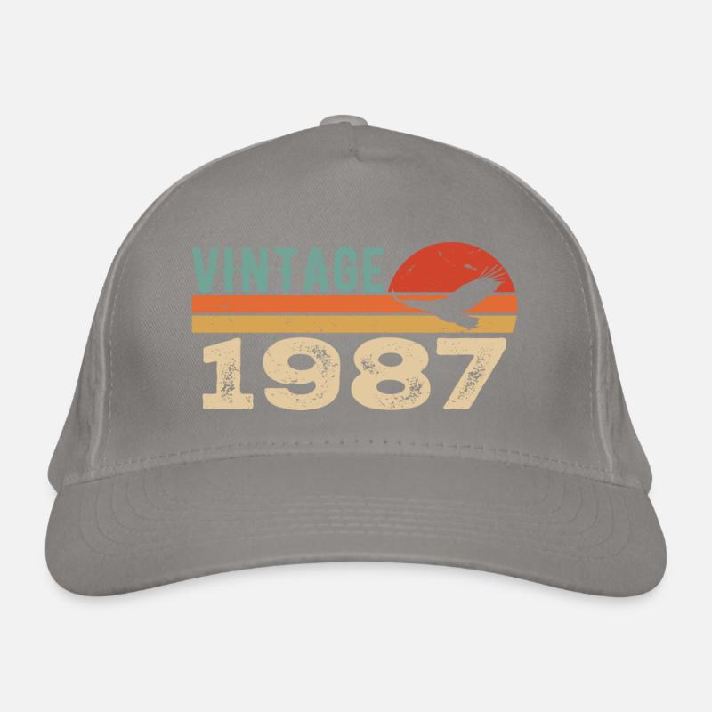 Vintage 1987 Birthday Gift 1987 Retro 1987 Organic Baseball Cap