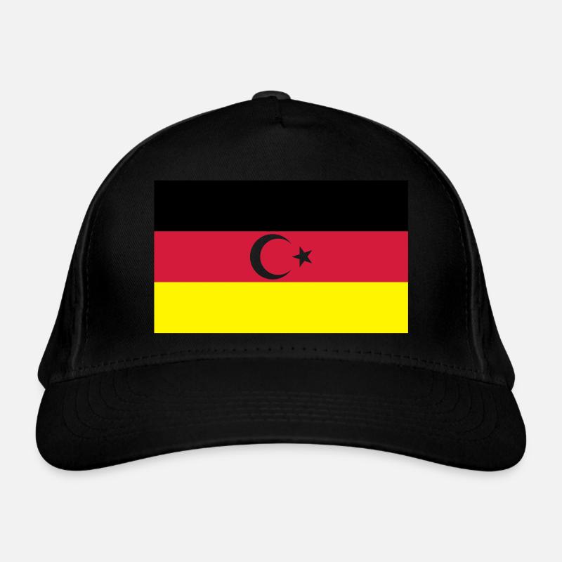 drapeau turc allemand Casquette classique bio