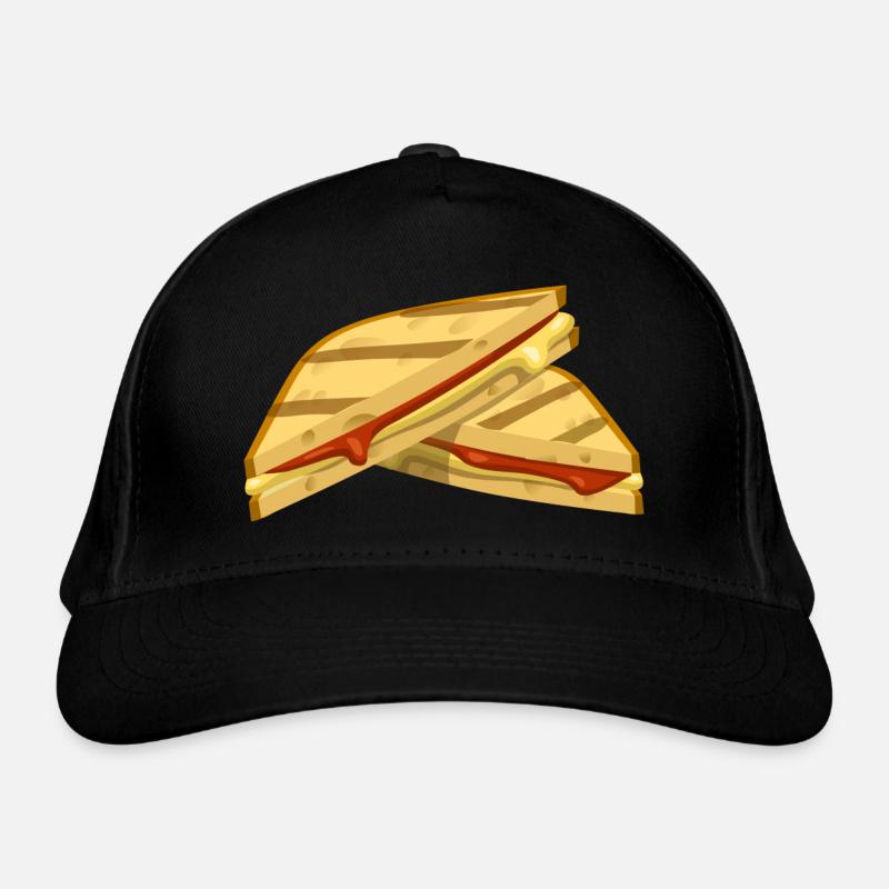 sandwich toast toaster breakfast breakfast23 Organic Baseball Cap