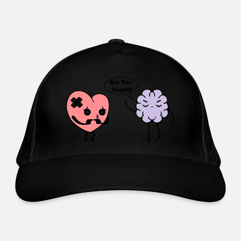 Lerne Herz Bio-Baseballkappe