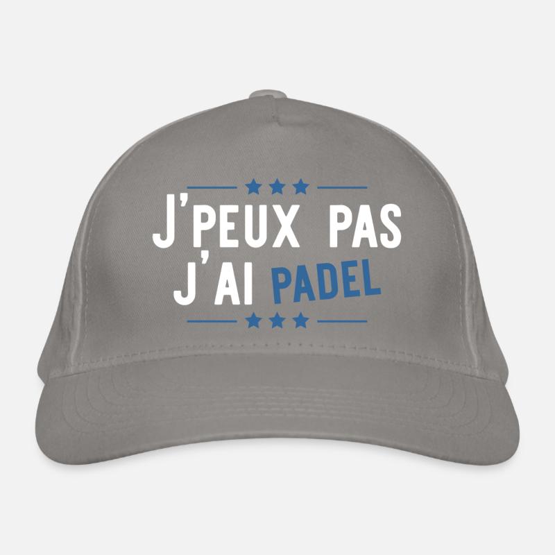 J'ai padel cadeau Casquette classique bio