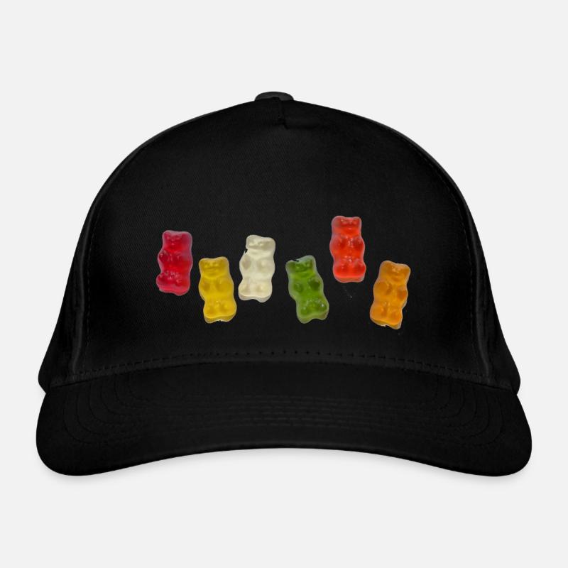 Gummibärchen Bio-Baseballkappe