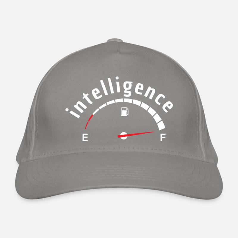 Intelligence(Funny sayings) Organic Baseball Cap