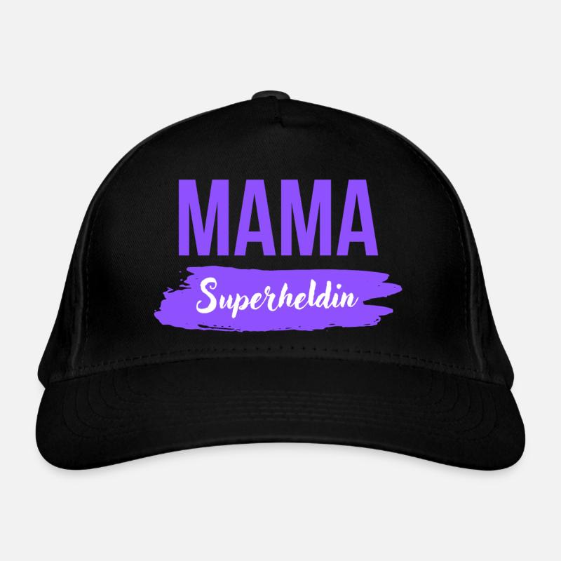 Mama Superheldin Bio-Baseballkappe