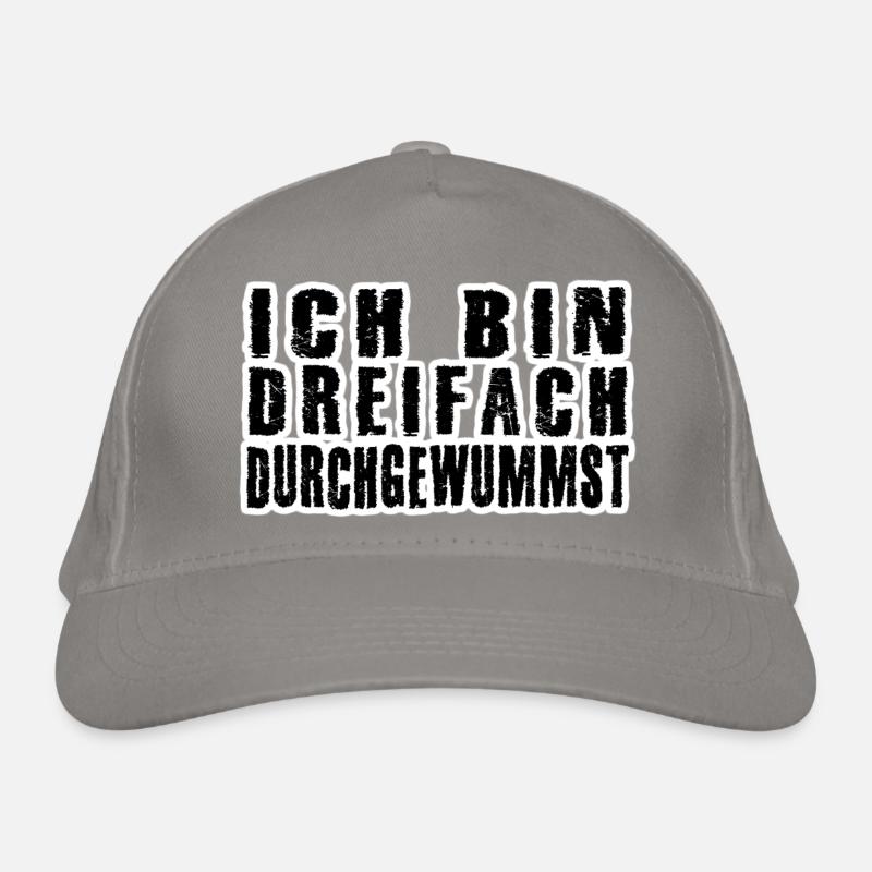 dreifach durchgewummst Bio-Baseballkappe
