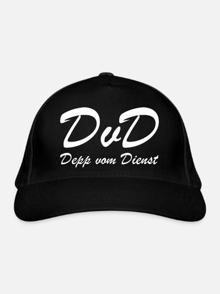 DvD Depp vom Dienst - Bio-Baseballkappe - Schwarz