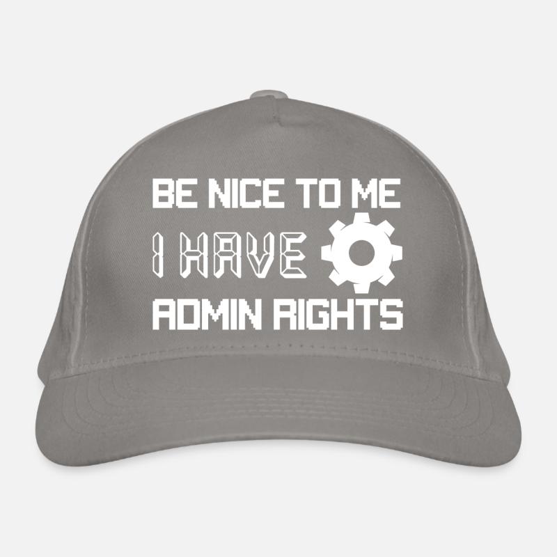 Be Nice To Me I Have Admin Rights Programmer Codin Bio-Baseballkappe