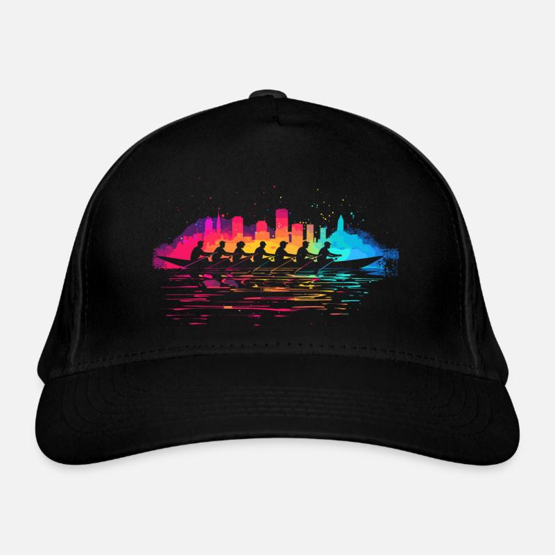 Équipe d’aviron Splotch Casquette classique bio