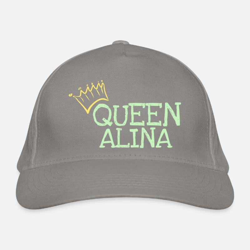 First name Alina Organic Baseball Cap