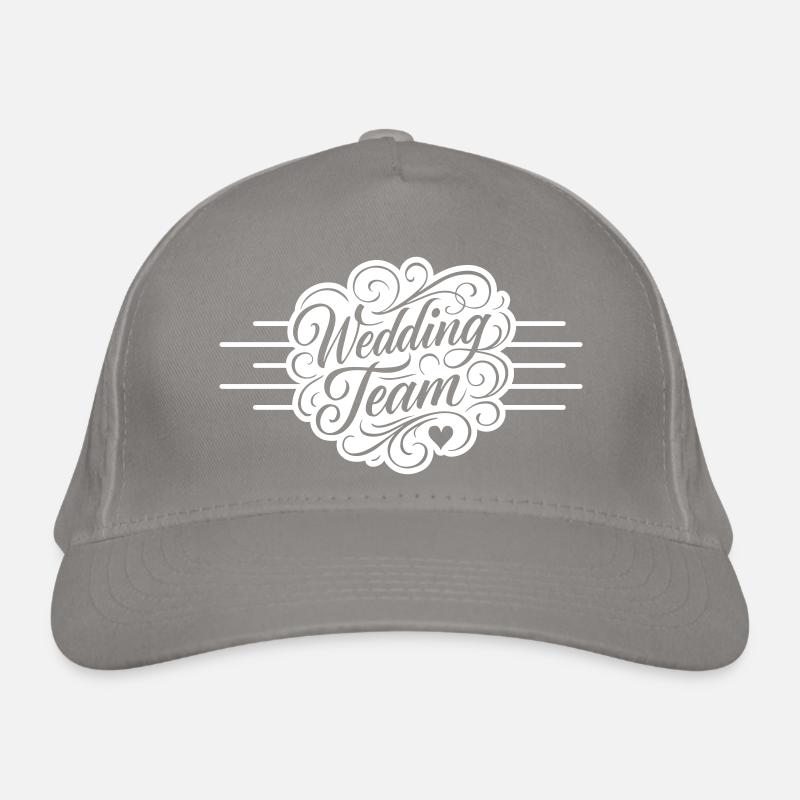 Wedding Team Organic Baseball Cap