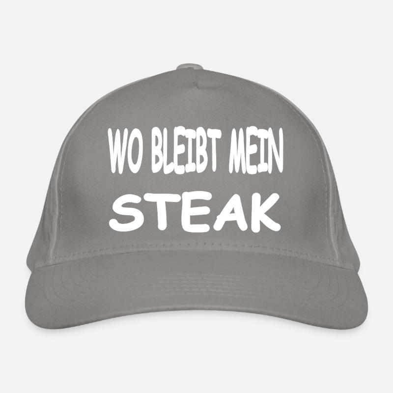 Steak Organic Baseball Cap