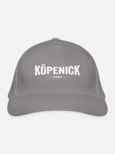 Köpenick Ostberlin - Bio-Baseballkappe - Hellgrau - Vorne