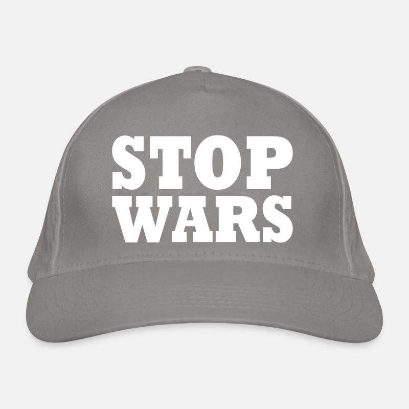 Stop wars Bio-Baseballkappe