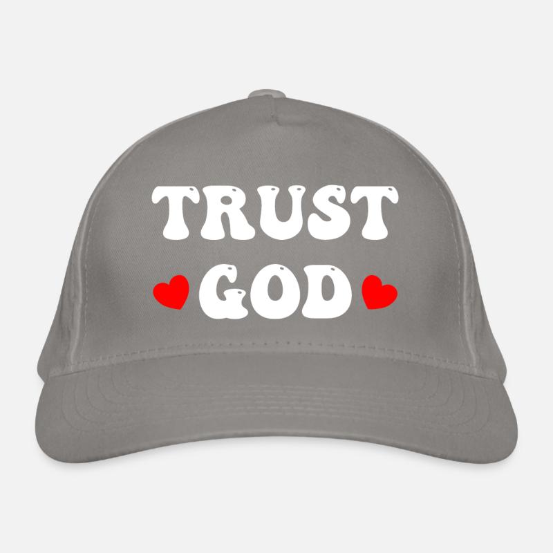 Trust God Organic Baseball Cap
