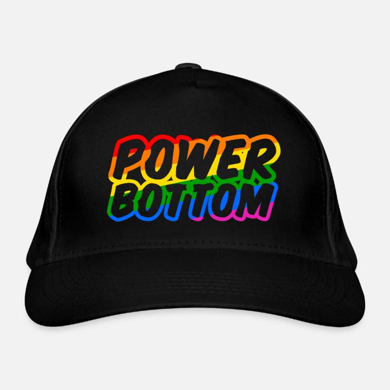 Power Bottom Shirt Bio-Baseballkappe