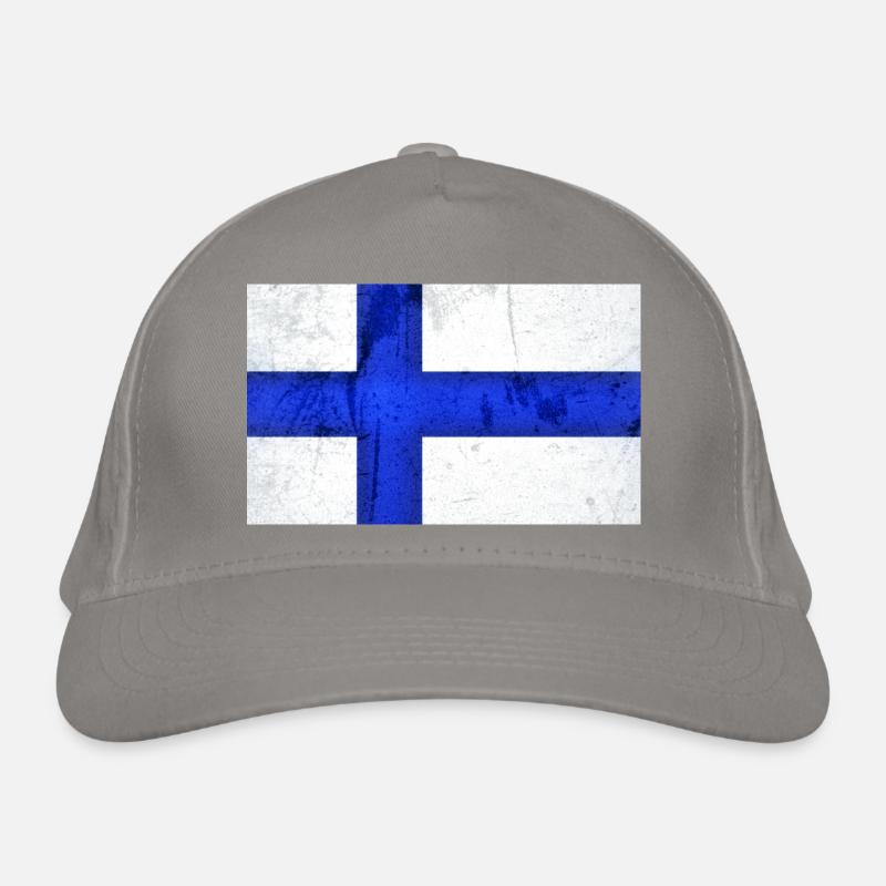 Drapeau de la Finlande Casquette classique bio