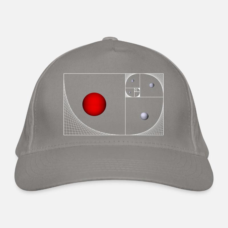 Fibonacci Schnecke Bio-Baseballkappe