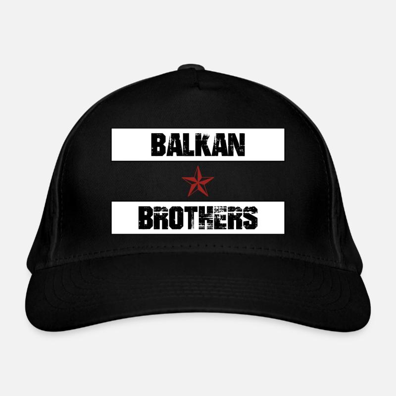 balkan brothers - Balkan Brüder Bio-Baseballkappe