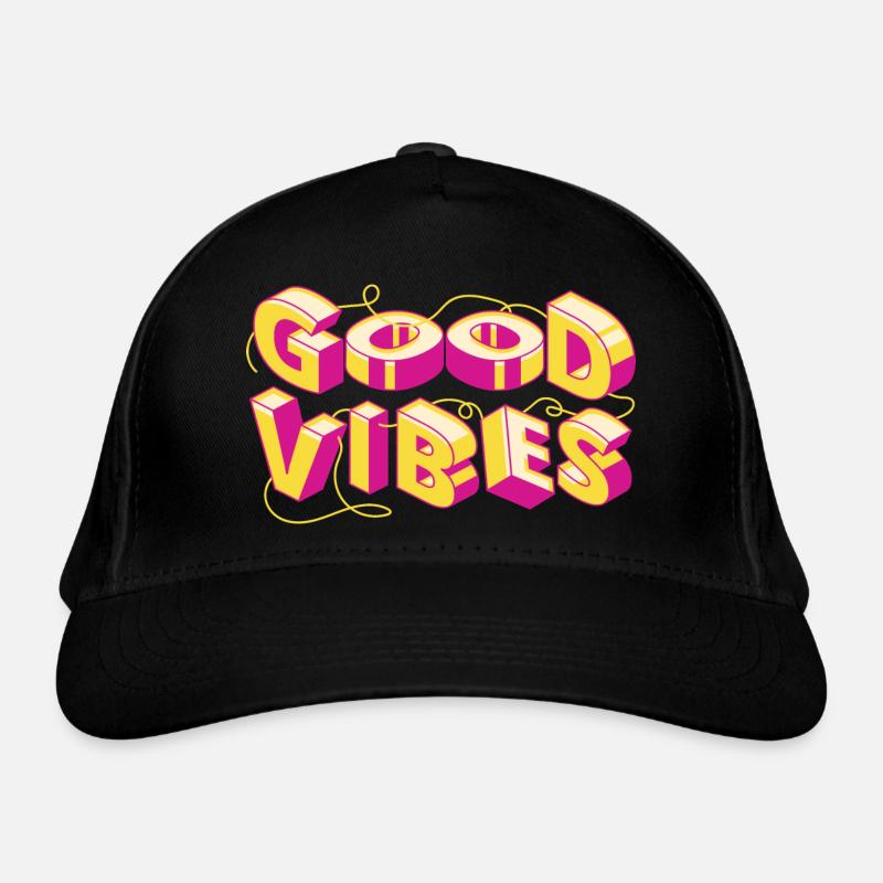 Good Vibes Bio-Baseballkappe
