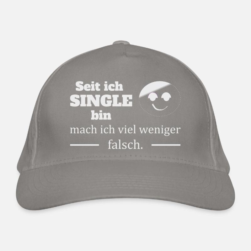 Célibataire :-) Casquette classique bio