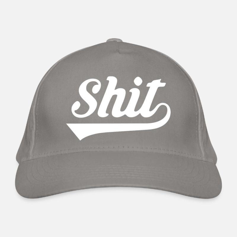 Merde Rétro Script Casquette classique bio