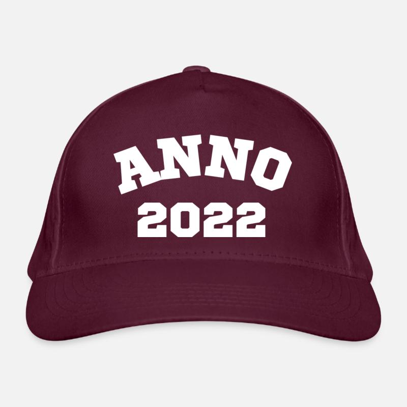 Anno 2022 Anniversaire Année de naissance Casquette classique bio