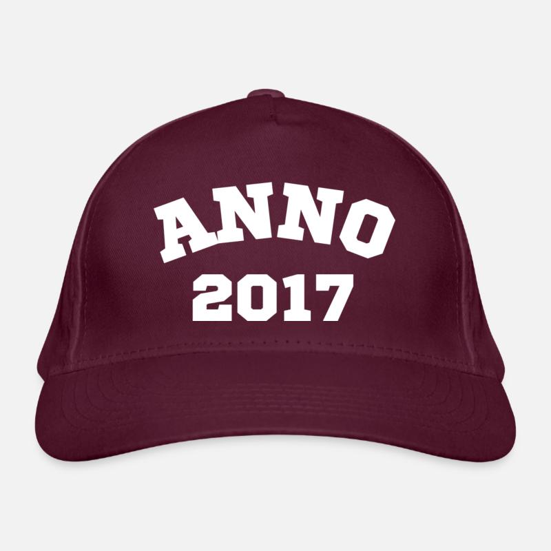 Anno 2017 Anniversaire Année de naissance Casquette classique bio