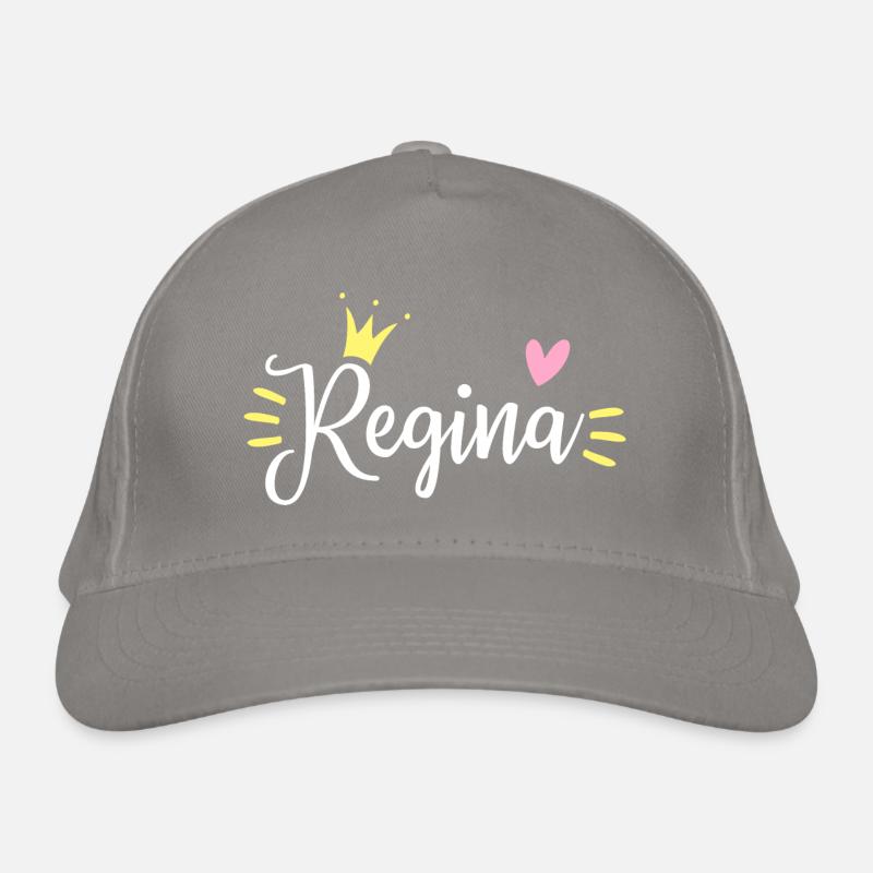 Regina Name Crown Organic Baseball Cap