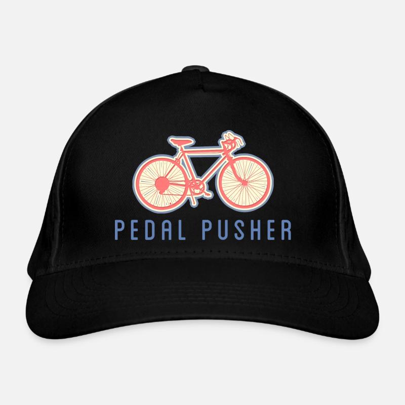 Bicycle Pedal Pusher Organic Baseball Cap
