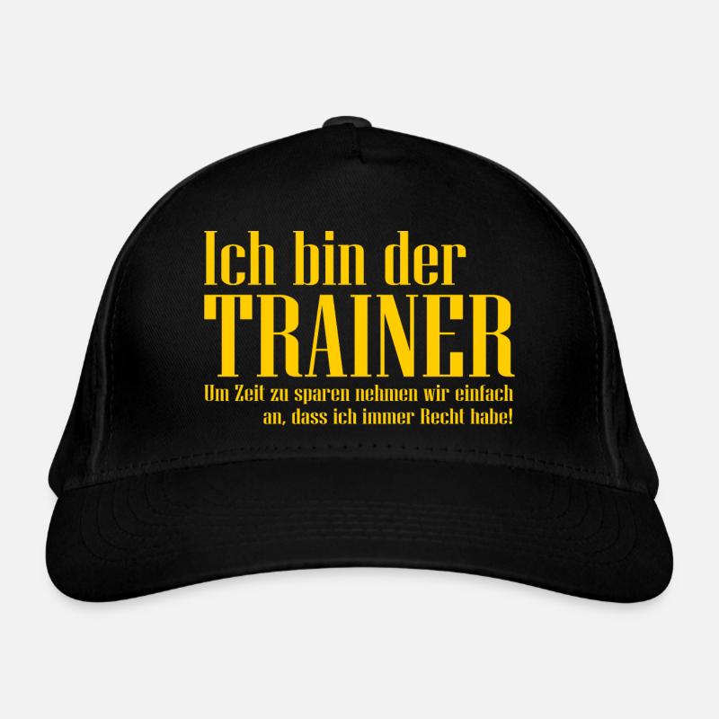 Trainer Bio-Baseballkappe