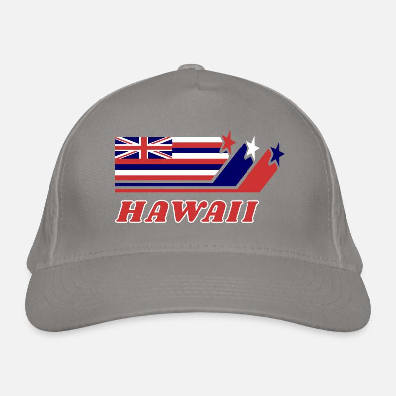 Cadeau de drapeau hawaï Honolulu Casquette classique bio